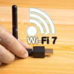 Koncepcja szybkiego połączenia WiFi 7 lub WiFi 7