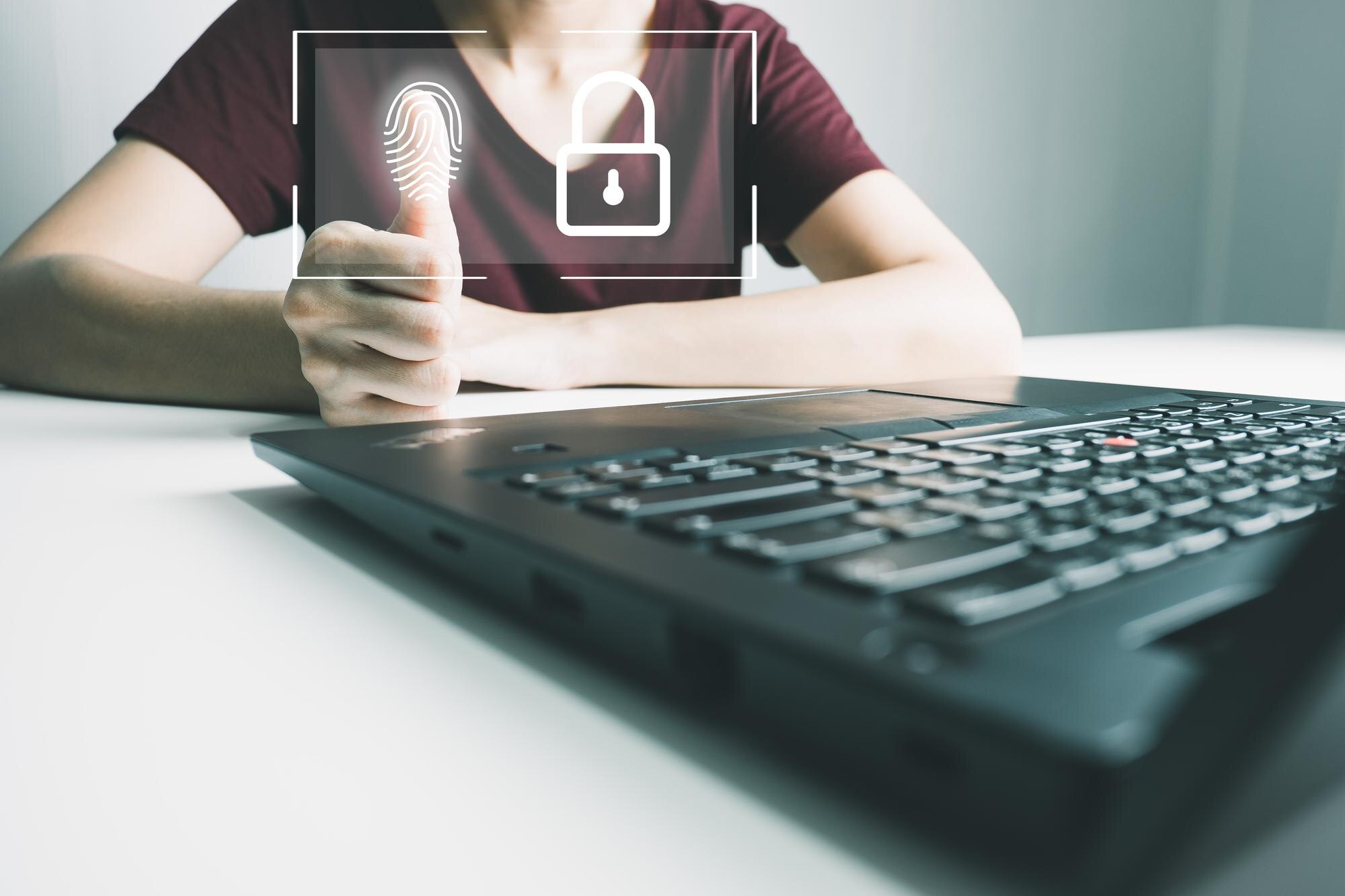 Weryfikacja informacji za pomocą odcisku palca za pomocą smartfona