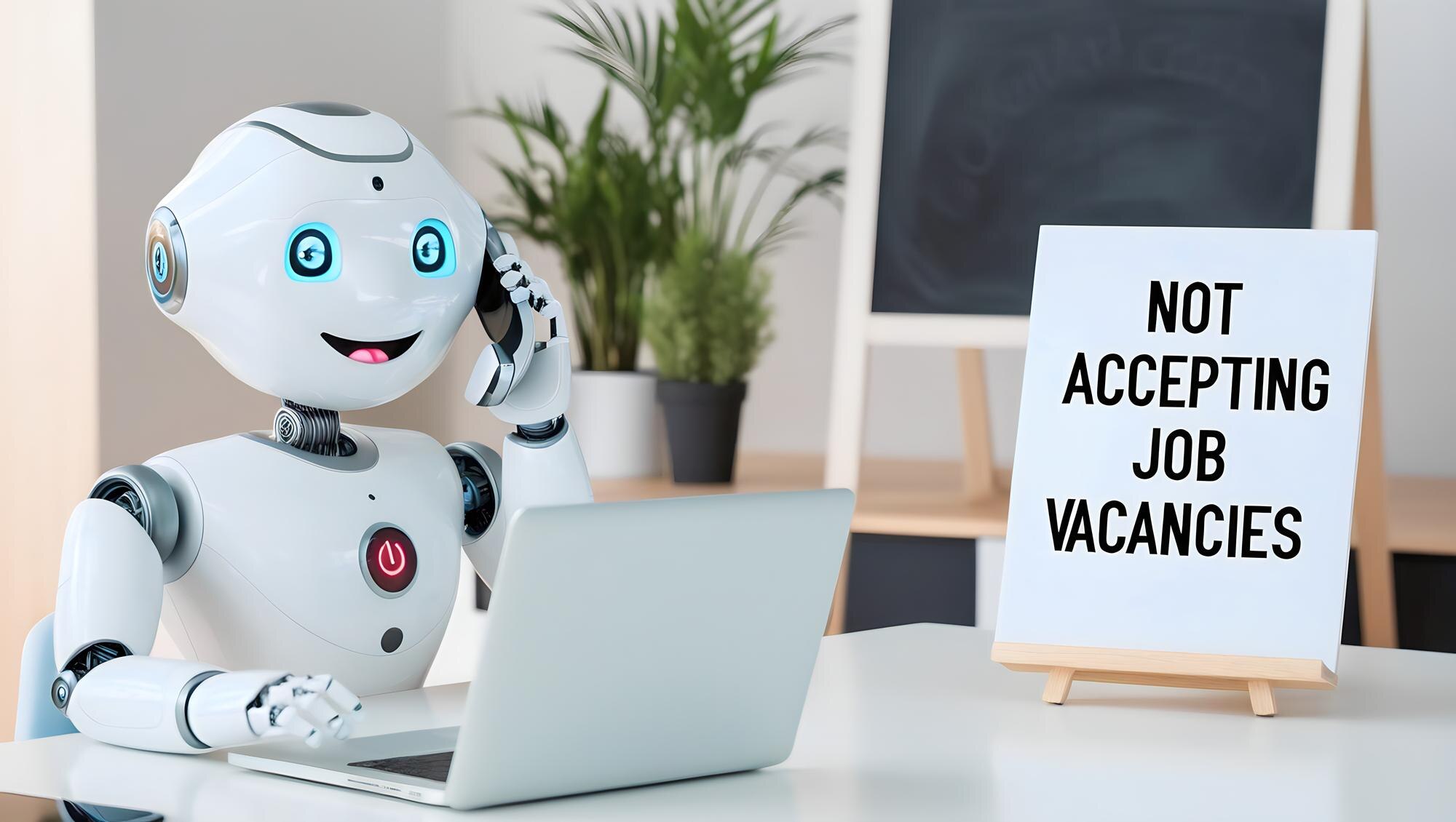 portret robotów zastępujących ludzkie miejsca pracy