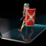Rzymski żołnierz - ilustracja 3D